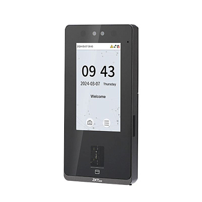 картинка ZKTeco SenseFace 4B Биометрический терминал распознавания лиц, RFID карт (EMM) от компании Intant